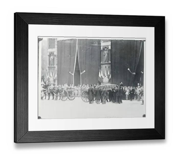 Framed Print : View of Casket of Ferdinand Foch Framed Print : View of Casket of Ferdinand Foch