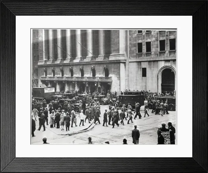Framed Print : Stock Exchange In New York City Framed Print : Stock Exchange In New York City