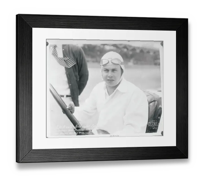 Framed Print : Portrait of Indy 500 Winner Billy Arnold Framed Print : Portrait of Indy 500 Winner Billy Arnold