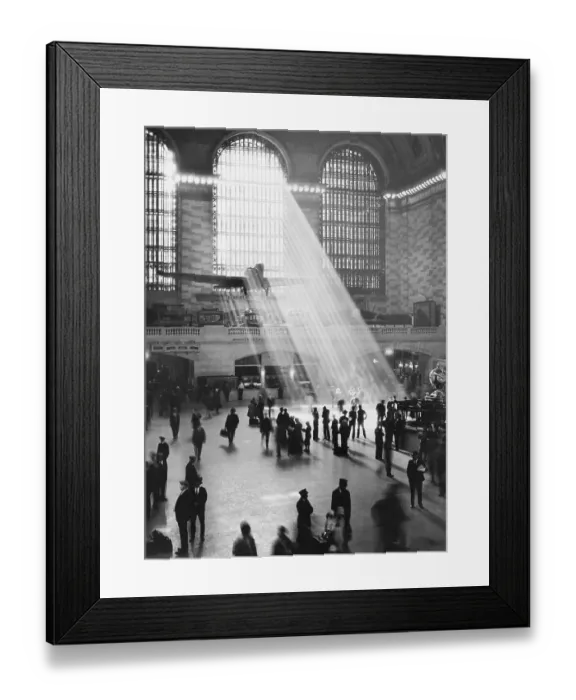 Framed Print : Sunbeams in Grand Central Terminal over the Bremen aircraft, the first to plane to complete a non-stop westward flight over the Atlantic ocean Framed Print : Sunbeams in Grand Central Terminal over the Bremen aircraft, the first to plane to complete a non-stop westward flight over the Atlantic ocean