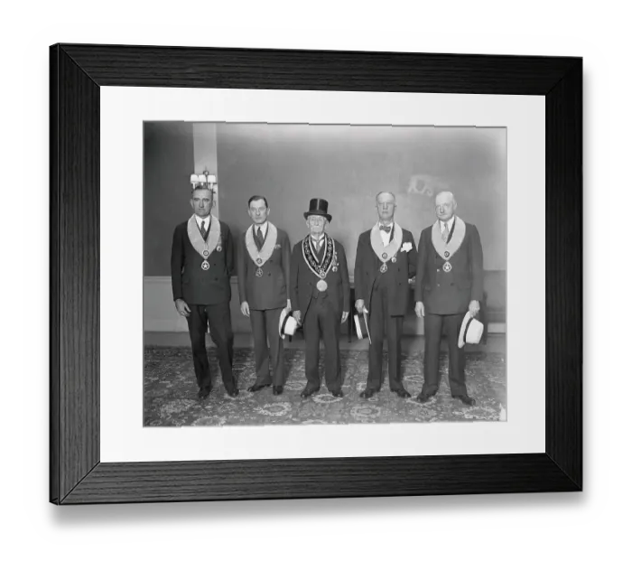 Framed Print : Big Five of Tammany Hall Celebrating July 4th Framed Print : Big Five of Tammany Hall Celebrating July 4th