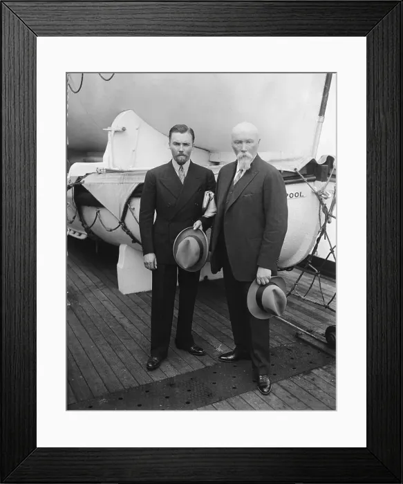 Framed Print : Nicholas and George Roerich Framed Print : Nicholas and George Roerich