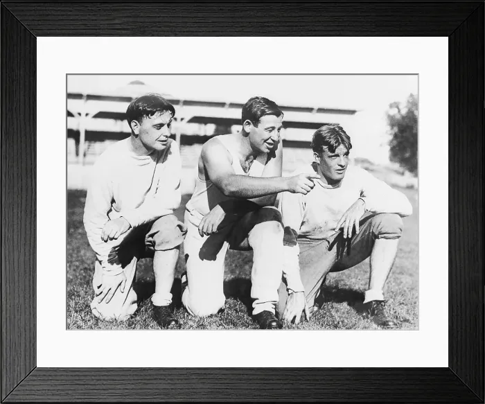 Framed Print : Coaches Jim Crowley, Harry Mehre and Shirar