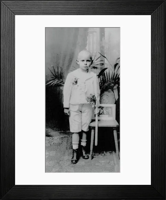 Framed Print : Karol Wojtyla at First Communion Framed Print : Karol Wojtyla at First Communion