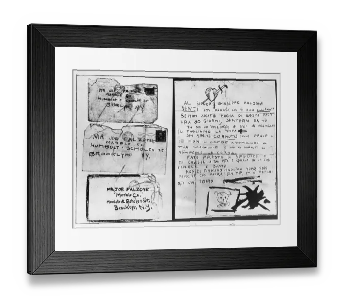 Framed Print : Bombing of the Home of Joseph Falzone Framed Print : Bombing of the Home of Joseph Falzone
