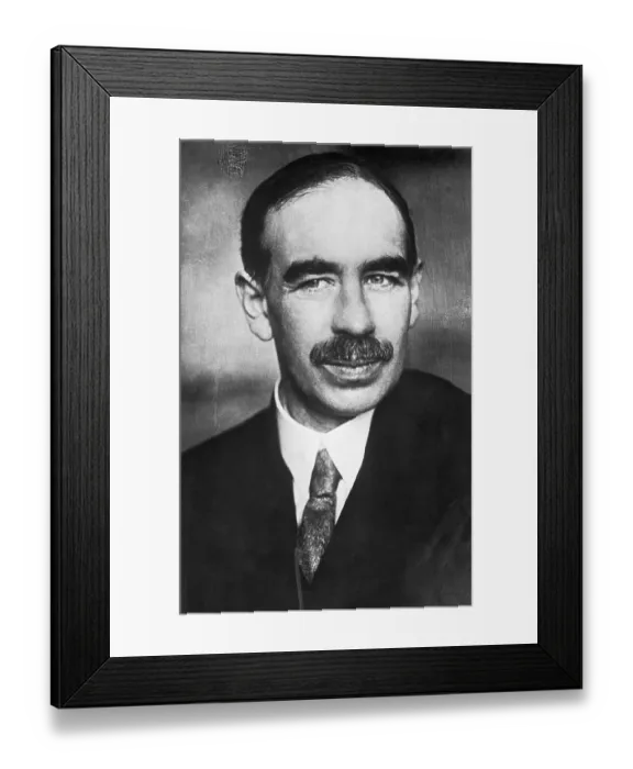 Framed Print : Economist John Maynard Keynes Framed Print : Economist John Maynard Keynes