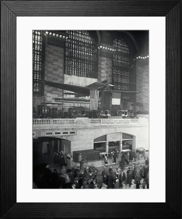 Framed Print : Famous Plane Bremen on Exhibition Framed Print : Famous Plane Bremen on Exhibition