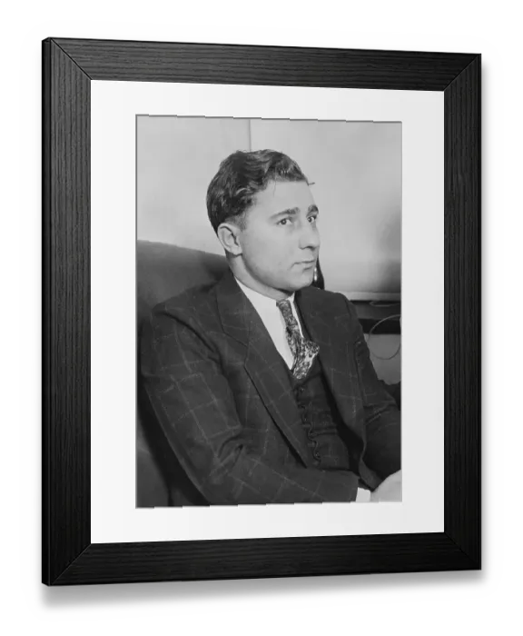 Framed Print : Gangster Machinegun Jack McGurn