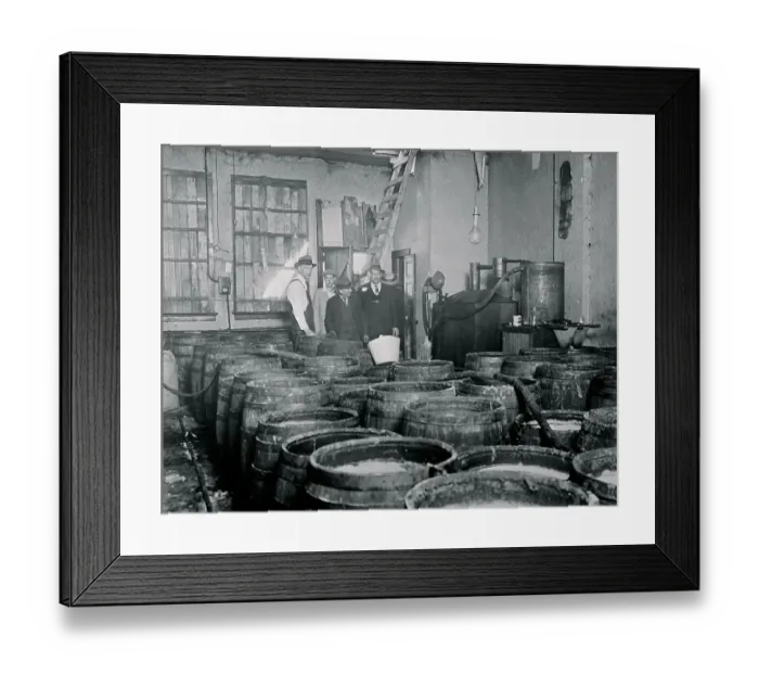 Framed Print : Officials Posing with Moonshine Distillery Framed Print : Officials Posing with Moonshine Distillery