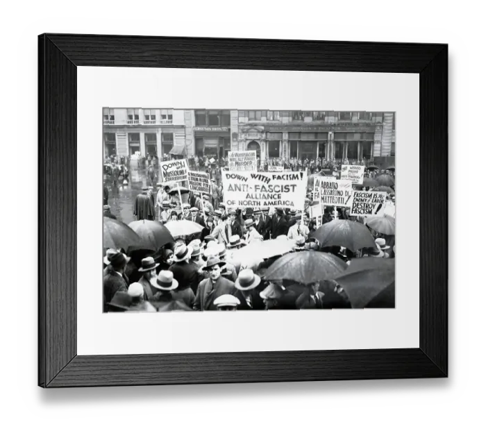 Framed Print : Communists Holding May Day Demonstration Framed Print : Communists Holding May Day Demonstration