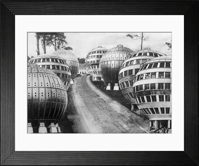 Framed Print : Ball Homes in Germany Framed Print : Ball Homes in Germany