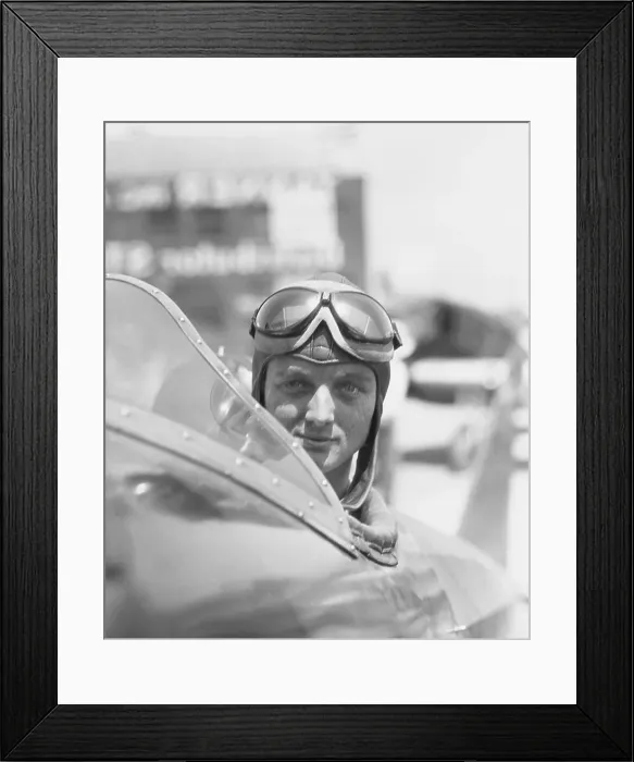 Framed Print : Louise M. Thaden Seated in Airplane Framed Print : Louise M. Thaden Seated in Airplane
