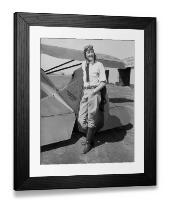 Framed Print : Portrait of Bobbie Trout Framed Print : Portrait of Bobbie Trout