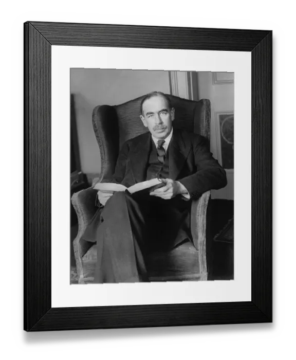 Framed Print : Economist John Maynard Keynes Framed Print : Economist John Maynard Keynes