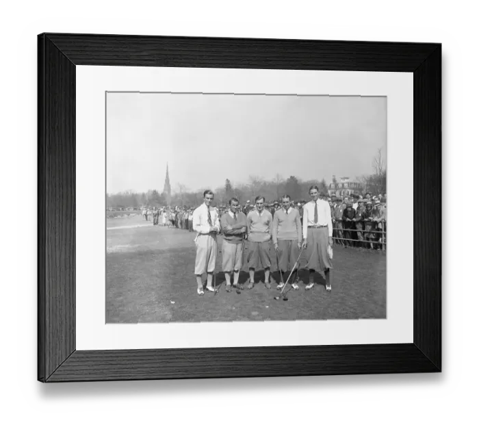 Framed Print : Portrait of Ryder Cup Team at Exhibition Match Framed Print : Portrait of Ryder Cup Team at Exhibition Match