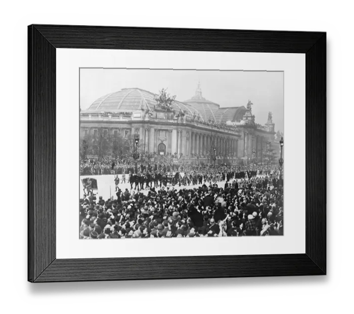 Framed Print : View of Funeral Procession for Ferdinand Foch Framed Print : View of Funeral Procession for Ferdinand Foch