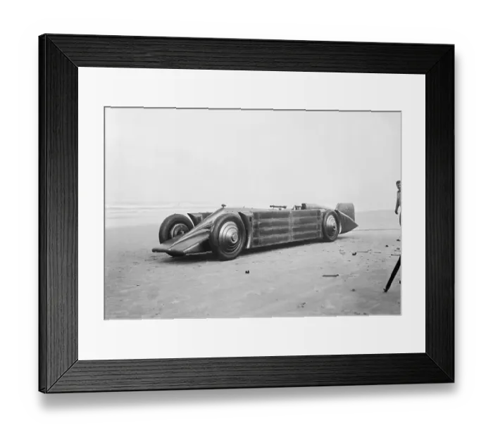 Framed Print : HOD Seagrave Sitting in Race Car Framed Print : HOD Seagrave Sitting in Race Car