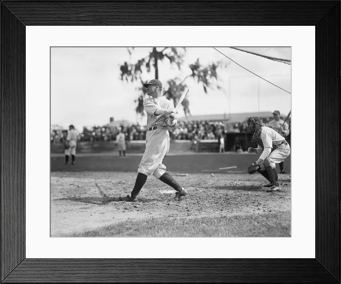 Framed Print : NY Yankee George Burns at Spring Training Framed Print : NY Yankee George Burns at Spring Training