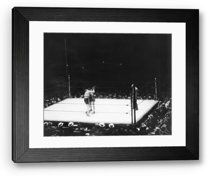 Framed Print : James Braddock Boxing Against Tommy Loughran Framed Print : James Braddock Boxing Against Tommy Loughran