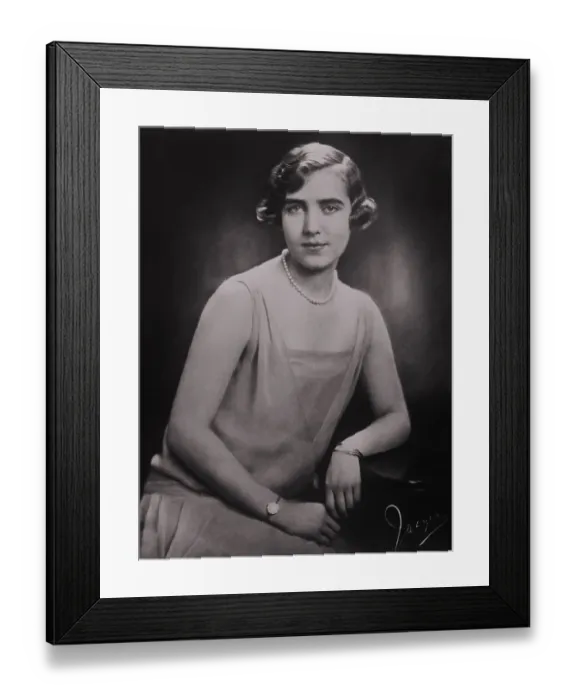 Framed Print : Portrait of Princess Ingrid Framed Print : Portrait of Princess Ingrid