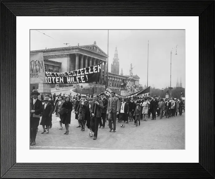 Framed Print : Procession / Demonstration On May-Day Framed Print : Procession / Demonstration On May-Day