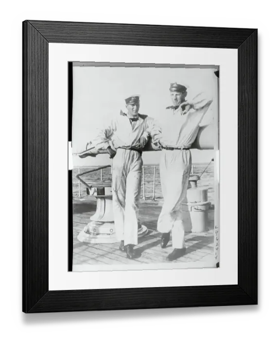 Framed Print : Prince Frederik and Prince Knud Posing Framed Print : Prince Frederik and Prince Knud Posing
