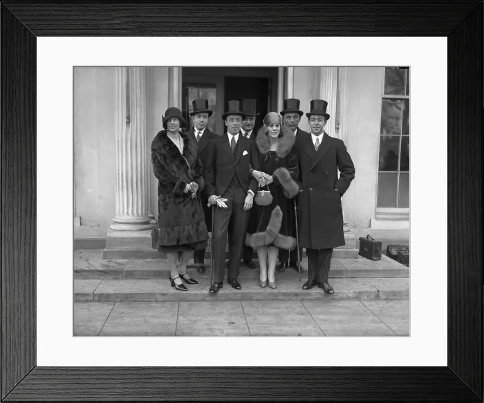 Framed Print : Count and Countess Bernadotte Luncheon at the White House Framed Print : Count and Countess Bernadotte Luncheon at the White House