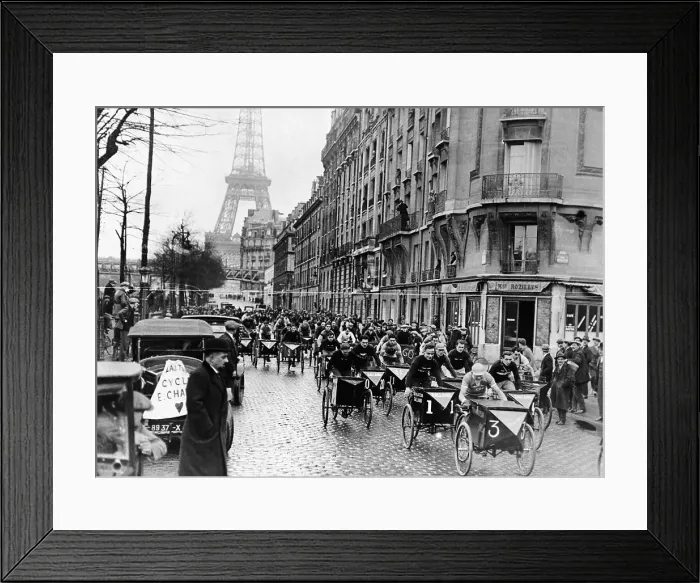 Framed Print : Race Of Tricycle Deliverers Framed Print : Race Of Tricycle Deliverers