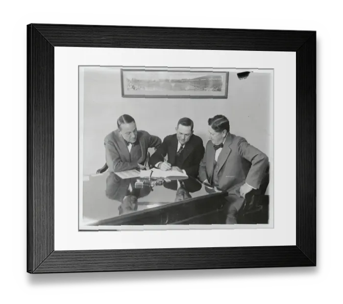 Framed Print : Rogers Hornsby Signing Contract with Cubs Framed Print : Rogers Hornsby Signing Contract with Cubs
