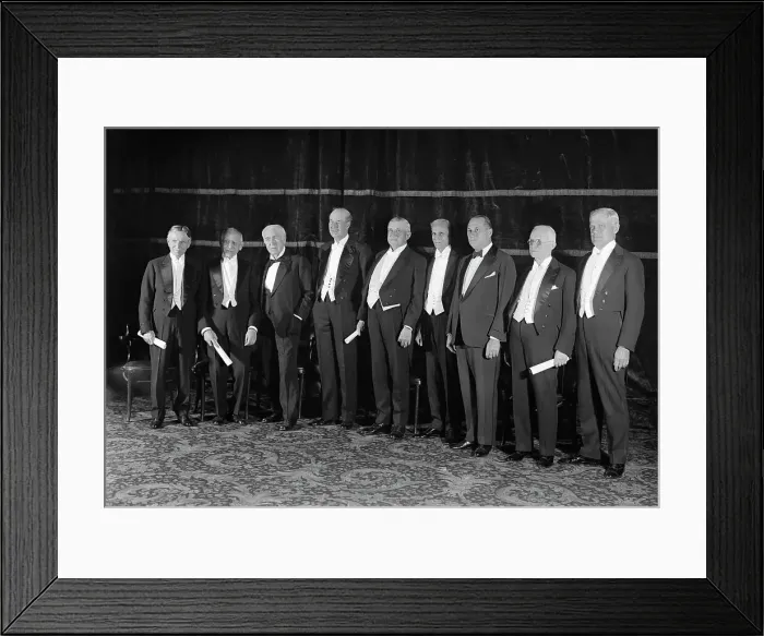Framed Print : Portrait of Industrial Professionals in Formal Attire Framed Print : Portrait of Industrial Professionals in Formal Attire