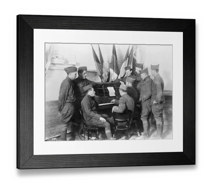 Framed Print : French Armistice in a Cinema Framed Print : French Armistice in a Cinema