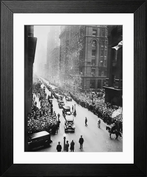 Framed Print : Parade Welcoming Al Smith Framed Print : Parade Welcoming Al Smith