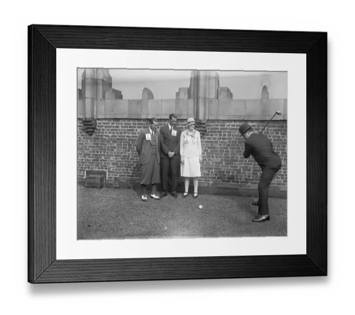 Framed Print : Babe Ruth with Golf Champions Framed Print : Babe Ruth with Golf Champions