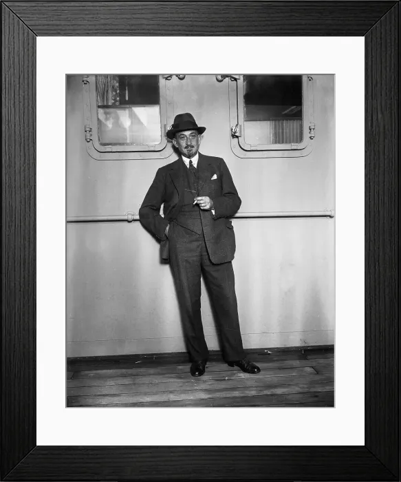 Framed Print : Chaim Weizmann Traveling by Ship Framed Print : Chaim Weizmann Traveling by Ship
