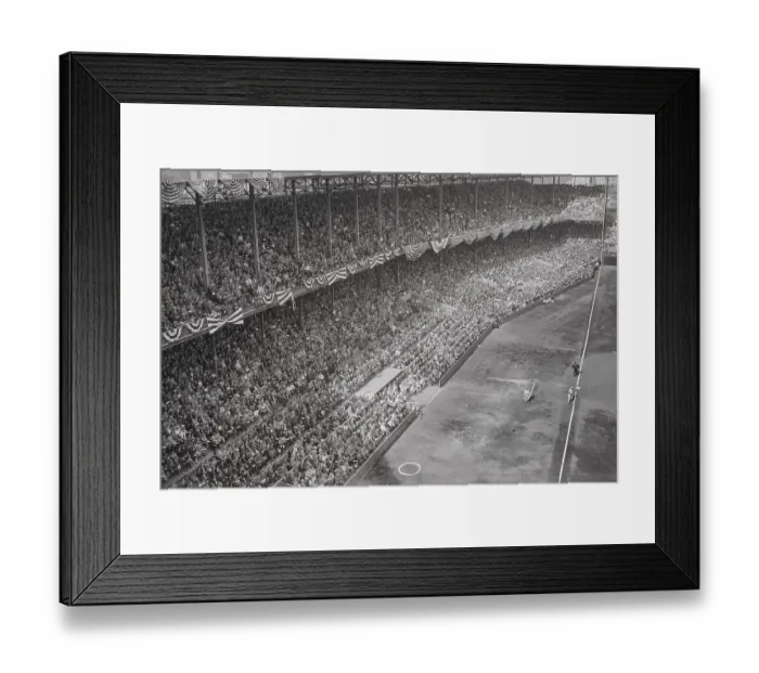 Framed Print : Crowded Stadium for St. Louis World Series Game Framed Print : Crowded Stadium for St. Louis World Series Game