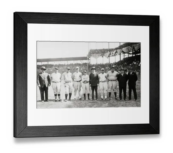 Framed Print : Group Portrait of Baseball Players Framed Print : Group Portrait of Baseball Players