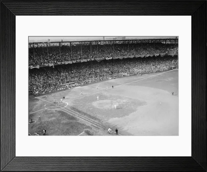 Framed Print : Babe Ruth Heading for Home During World Series Framed Print : Babe Ruth Heading for Home During World Series