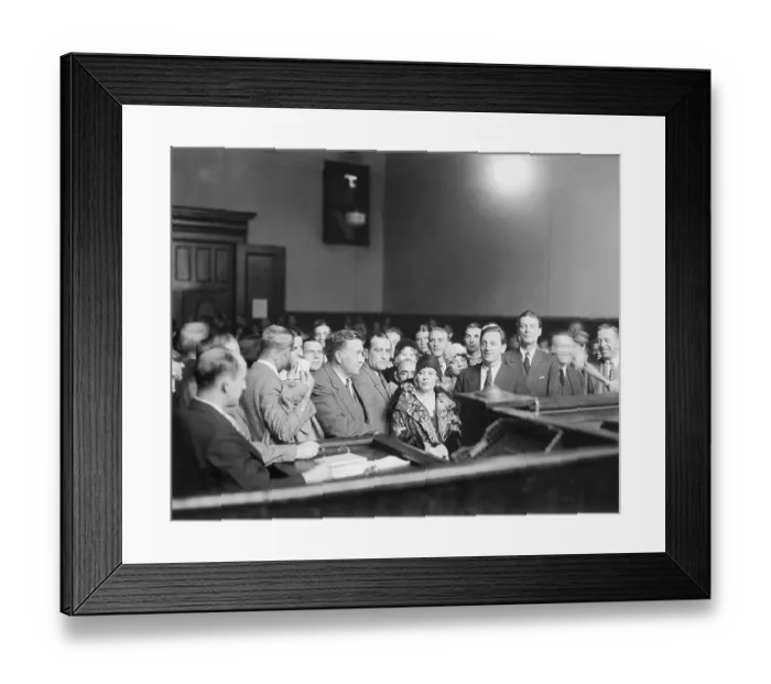 Framed Print : Mae West and Others Framed Print : Mae West and Others
