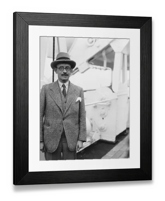Framed Print : August Thyssen, Steel Magante Framed Print : August Thyssen, Steel Magante