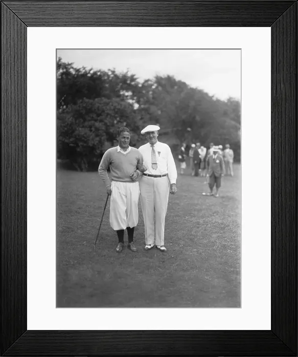 Framed Print : Bobby Jones and Findlay Douglas Framed Print : Bobby Jones and Findlay Douglas