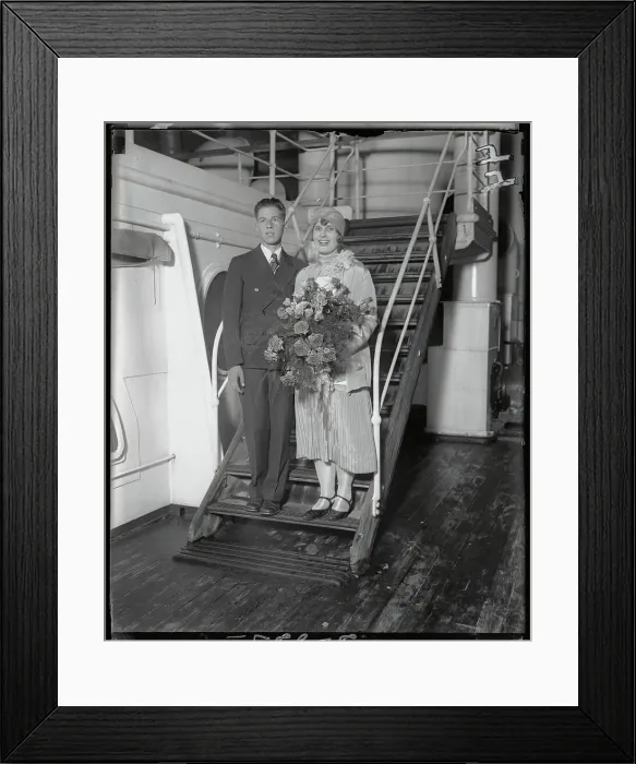 Framed Print : Aimee Semple McPherson and Son Framed Print : Aimee Semple McPherson and Son