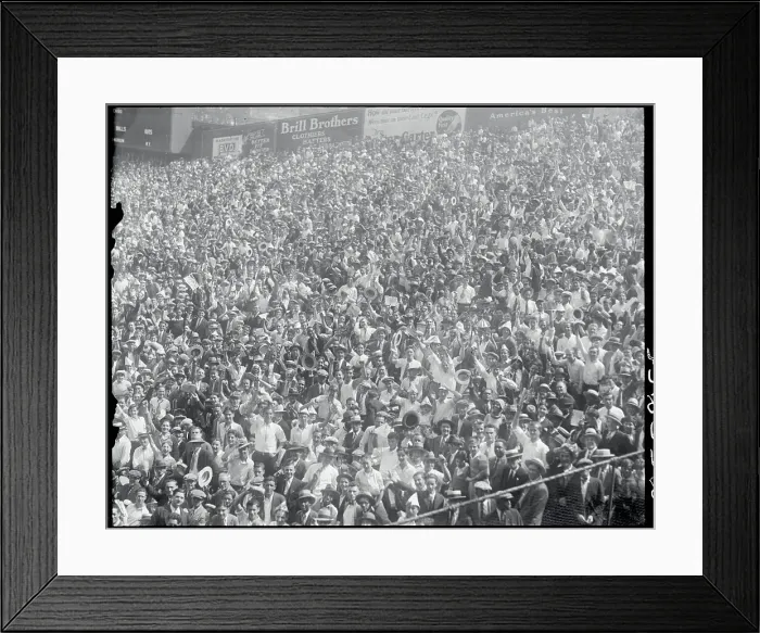Framed Print : Crowded Bleacher Areas at Yankee Stadium Framed Print : Crowded Bleacher Areas at Yankee Stadium