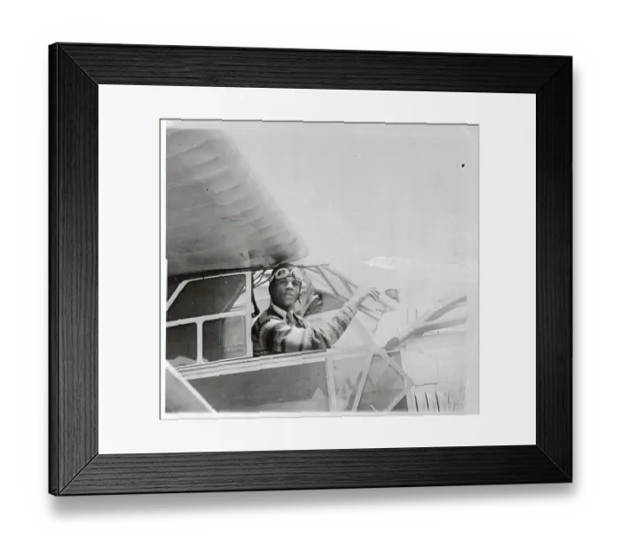 Framed Print : Portrait of Hubert Julian Framed Print : Portrait of Hubert Julian