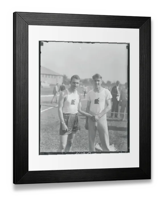 Framed Print : Hahn Congratulated After Winning 800-Meter Race at Olympic Tryouts