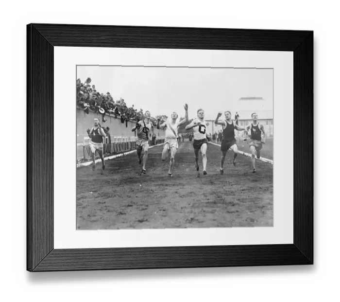 Framed Print : Frank Wykoff Breaking the Tape Framed Print : Frank Wykoff Breaking the Tape