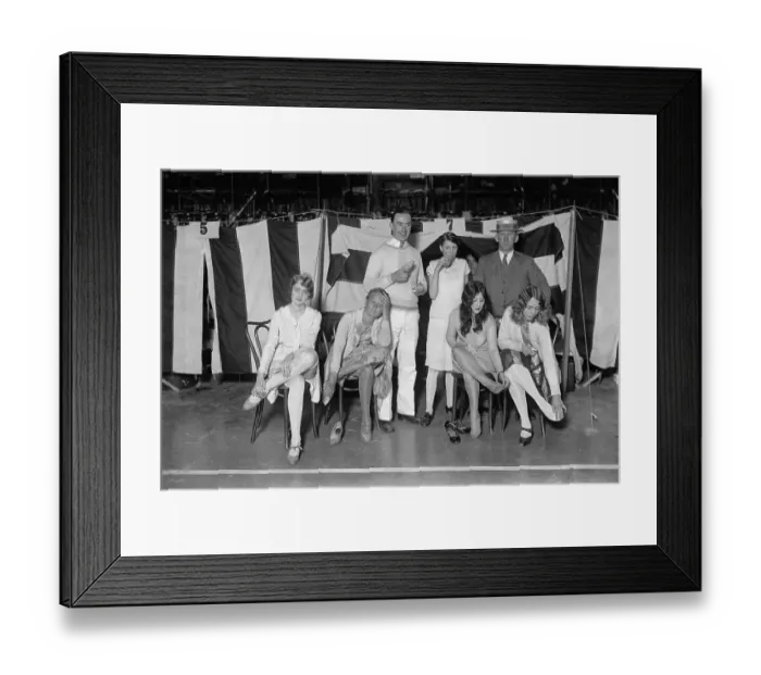 Framed Print : Dance Marathon Contestants Framed Print : Dance Marathon Contestants