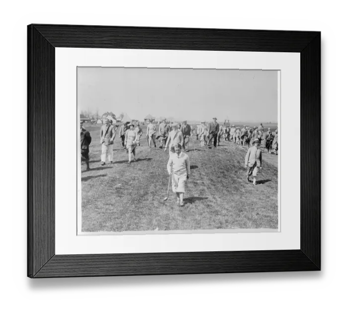 Framed Print : Gene Sarazen Walking the Golf Course Framed Print : Gene Sarazen Walking the Golf Course