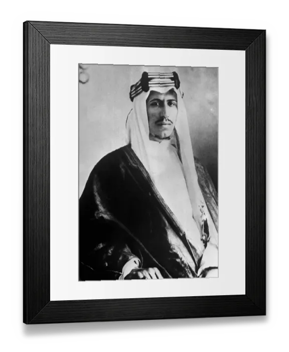 Framed Print : Prince Saud of Saudi Arabia Framed Print : Prince Saud of Saudi Arabia