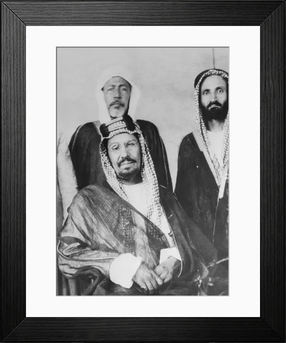Framed Print : King Ibn Sa'ud of Saudi Arabia Framed Print : King Ibn Sa'ud of Saudi Arabia
