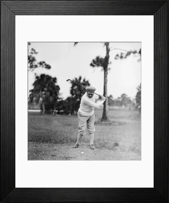 Framed Print : Babe Ruth Playing Golf Framed Print : Babe Ruth Playing Golf